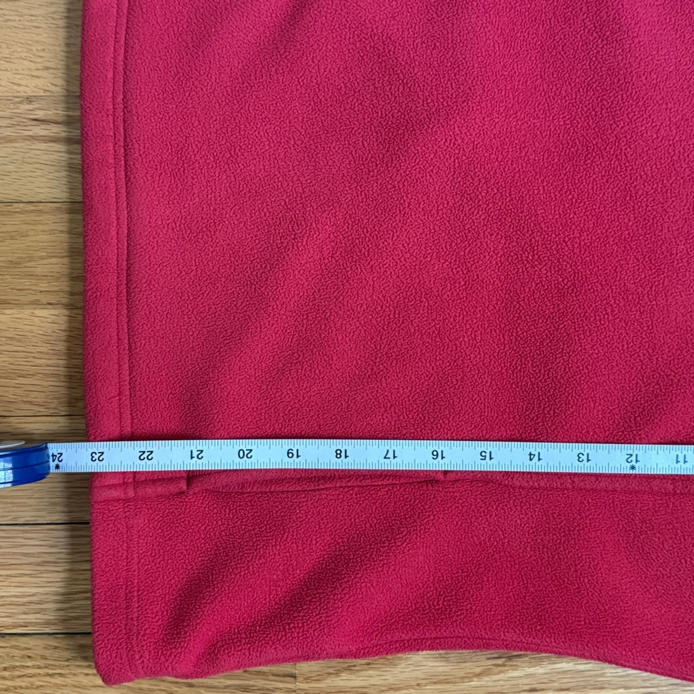 Brooks Brothers Red and Navy Fleece Quarter Zip 1/4 Zip Sweatshirt - Picture 8 of 9